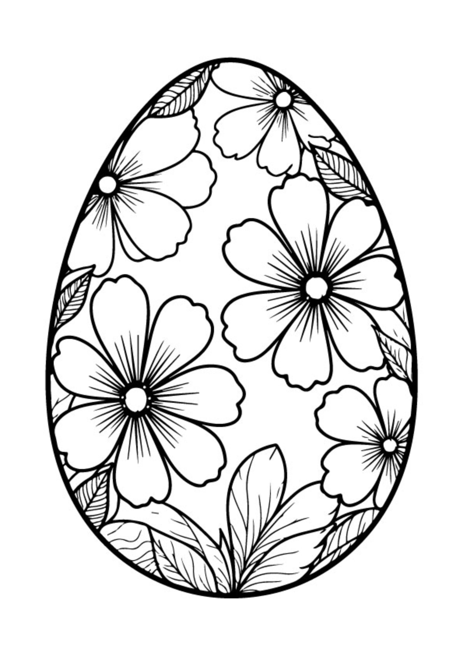 Easter Egg Coloring Pages
