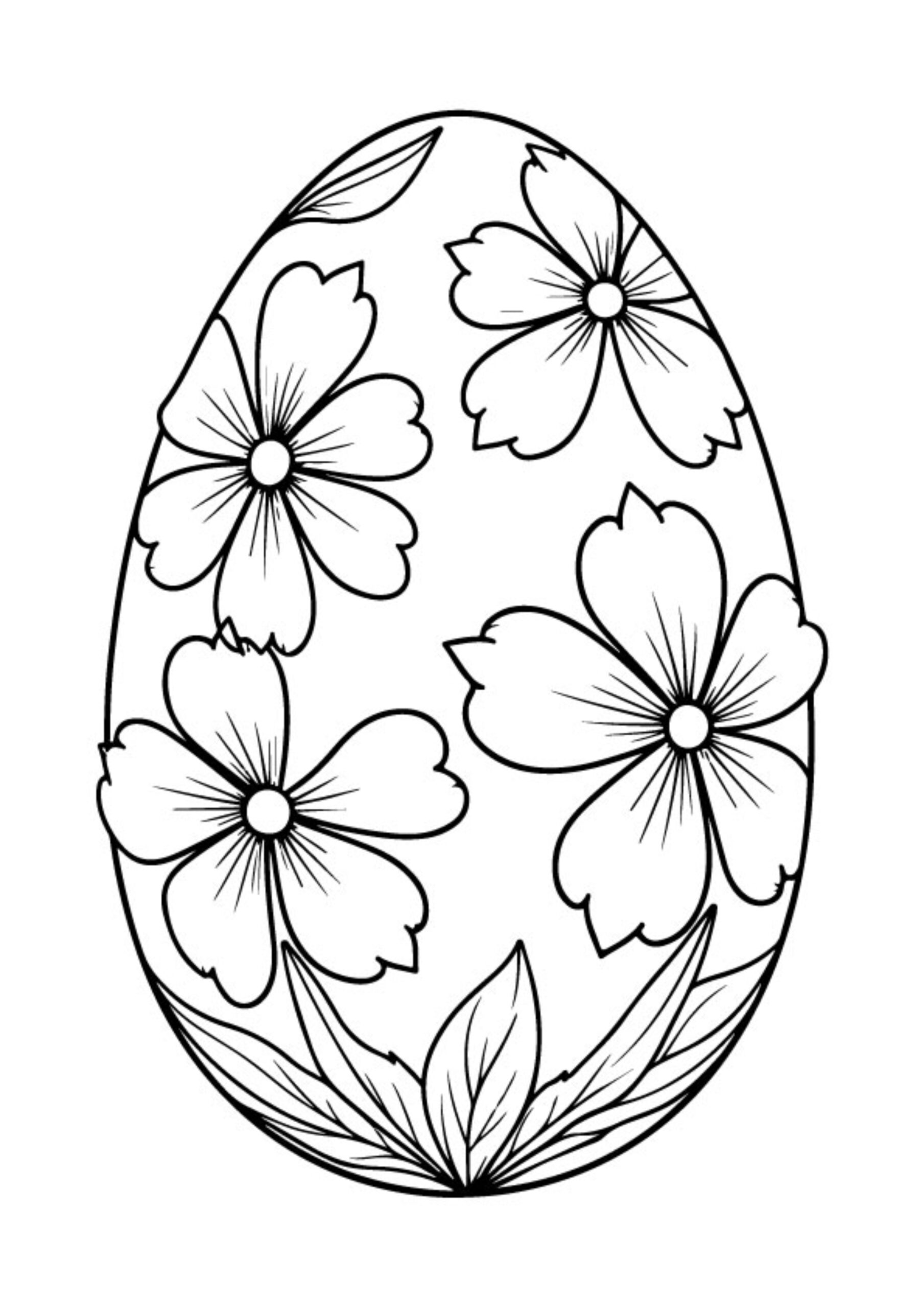 Easter Egg Coloring Pages