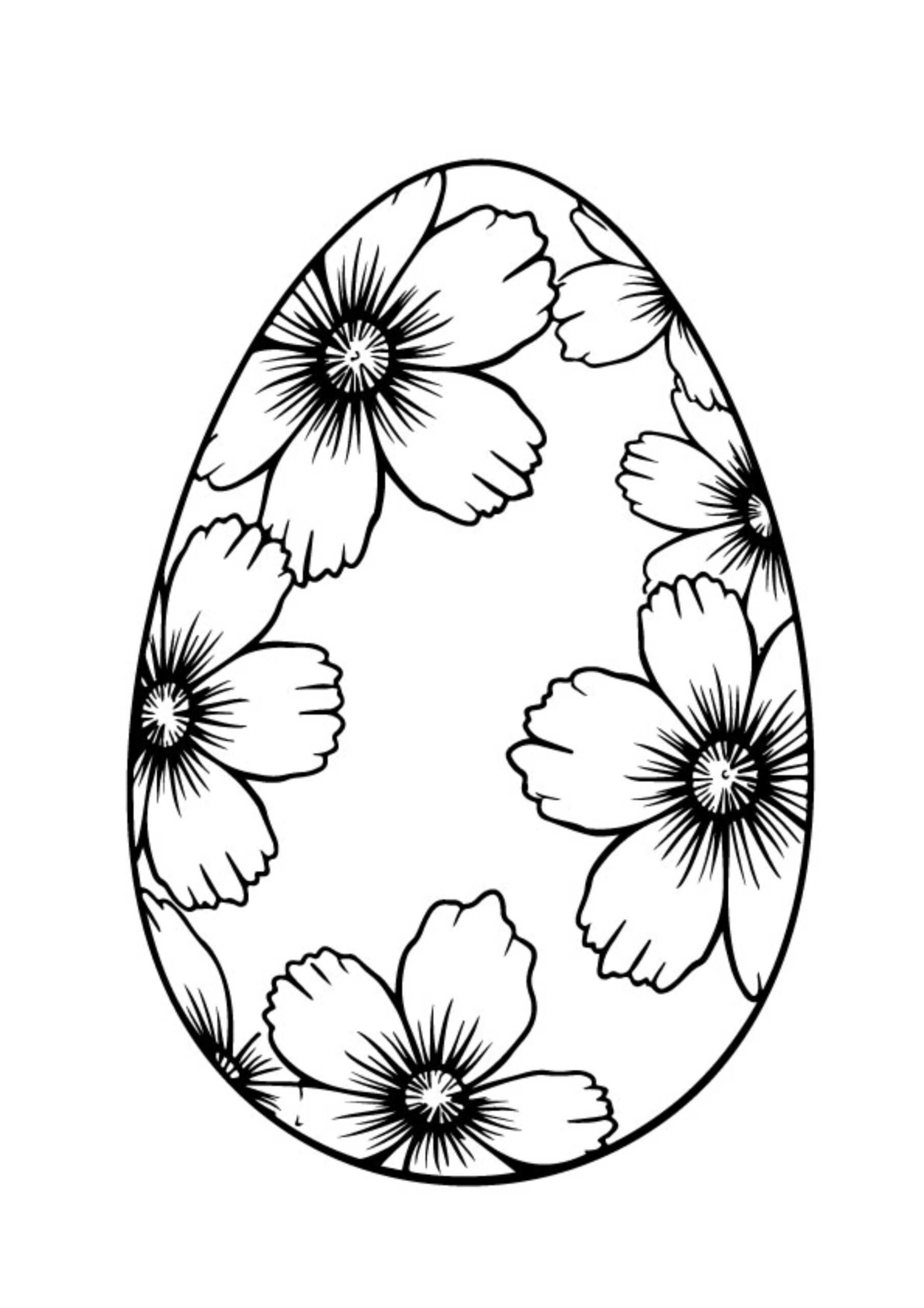 Easter Egg Coloring Pages