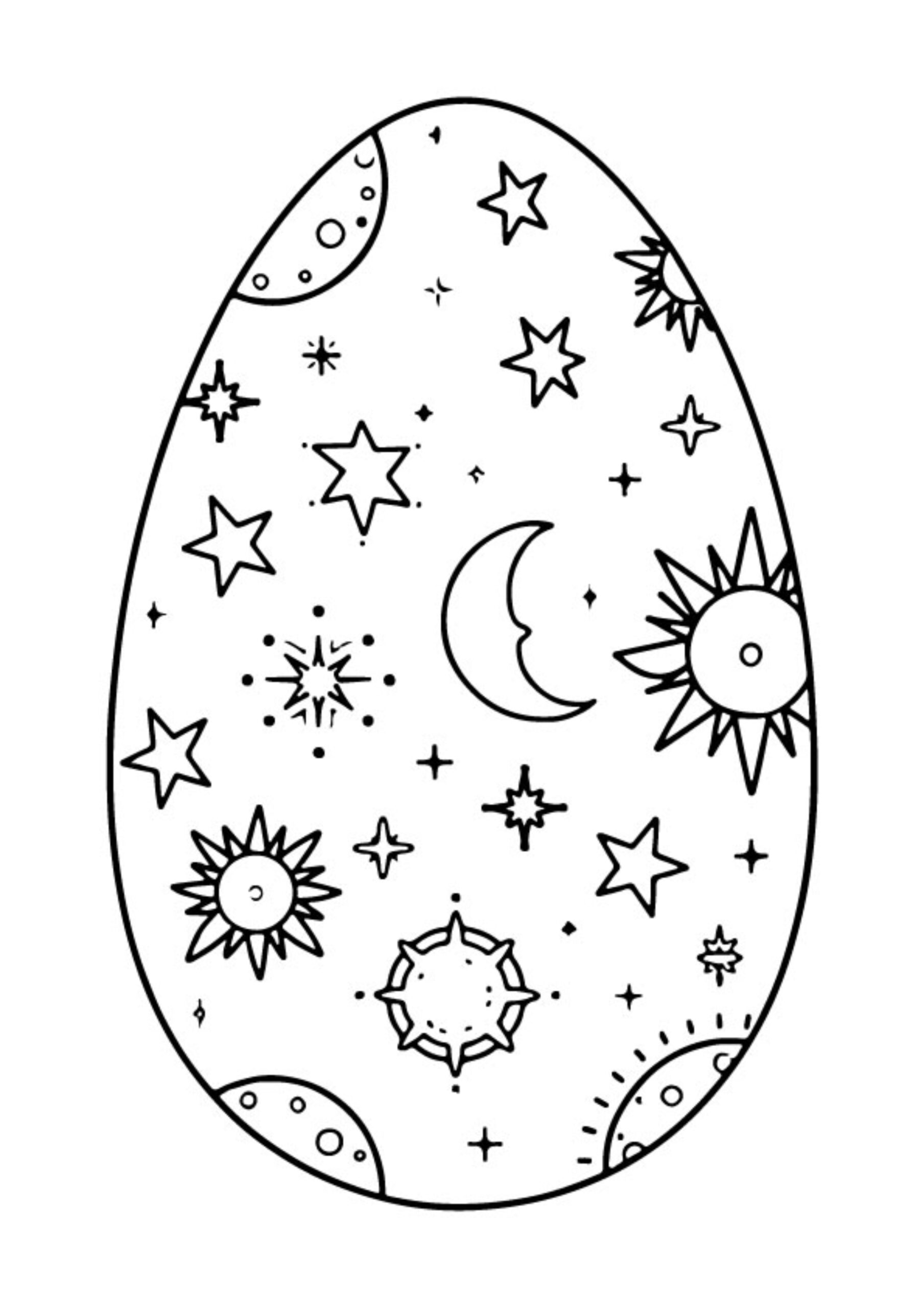 Easter Egg Coloring Pages