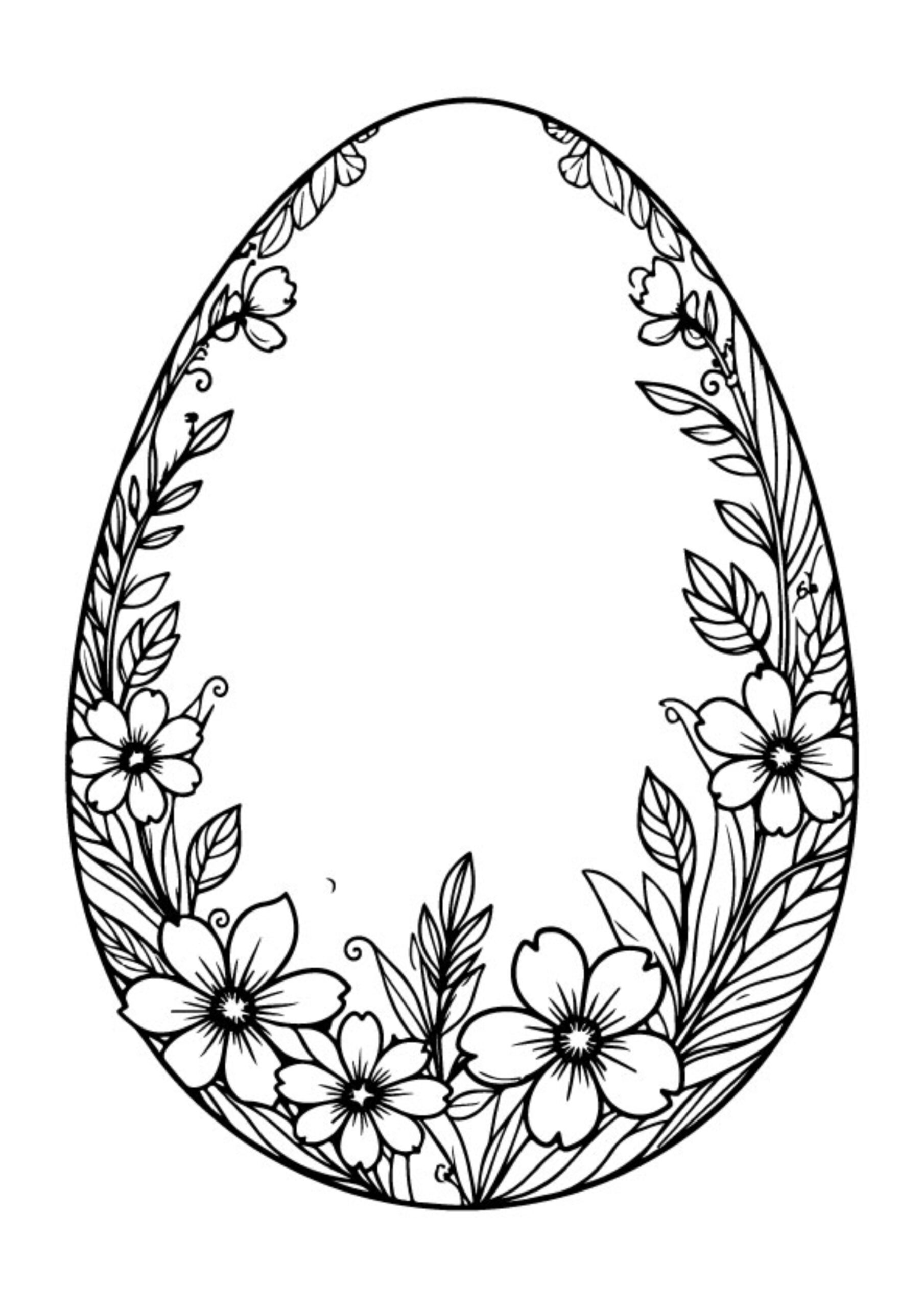 Easter Egg Coloring Pages