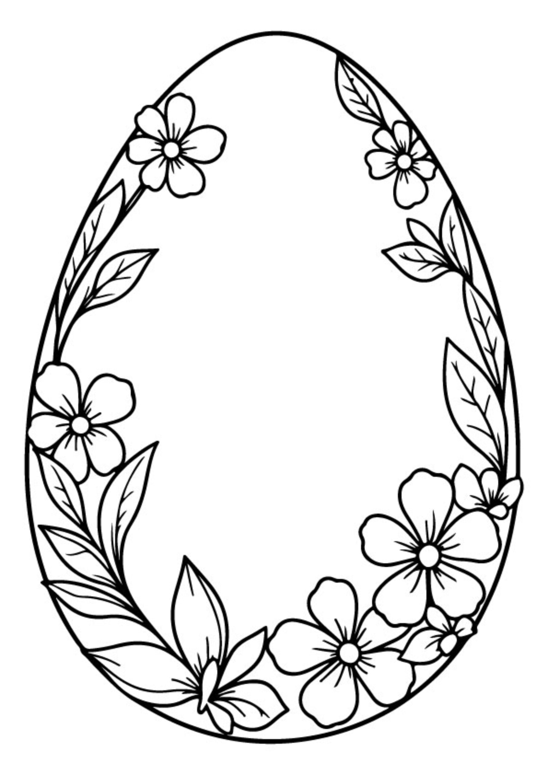 Easter Egg Coloring Pages