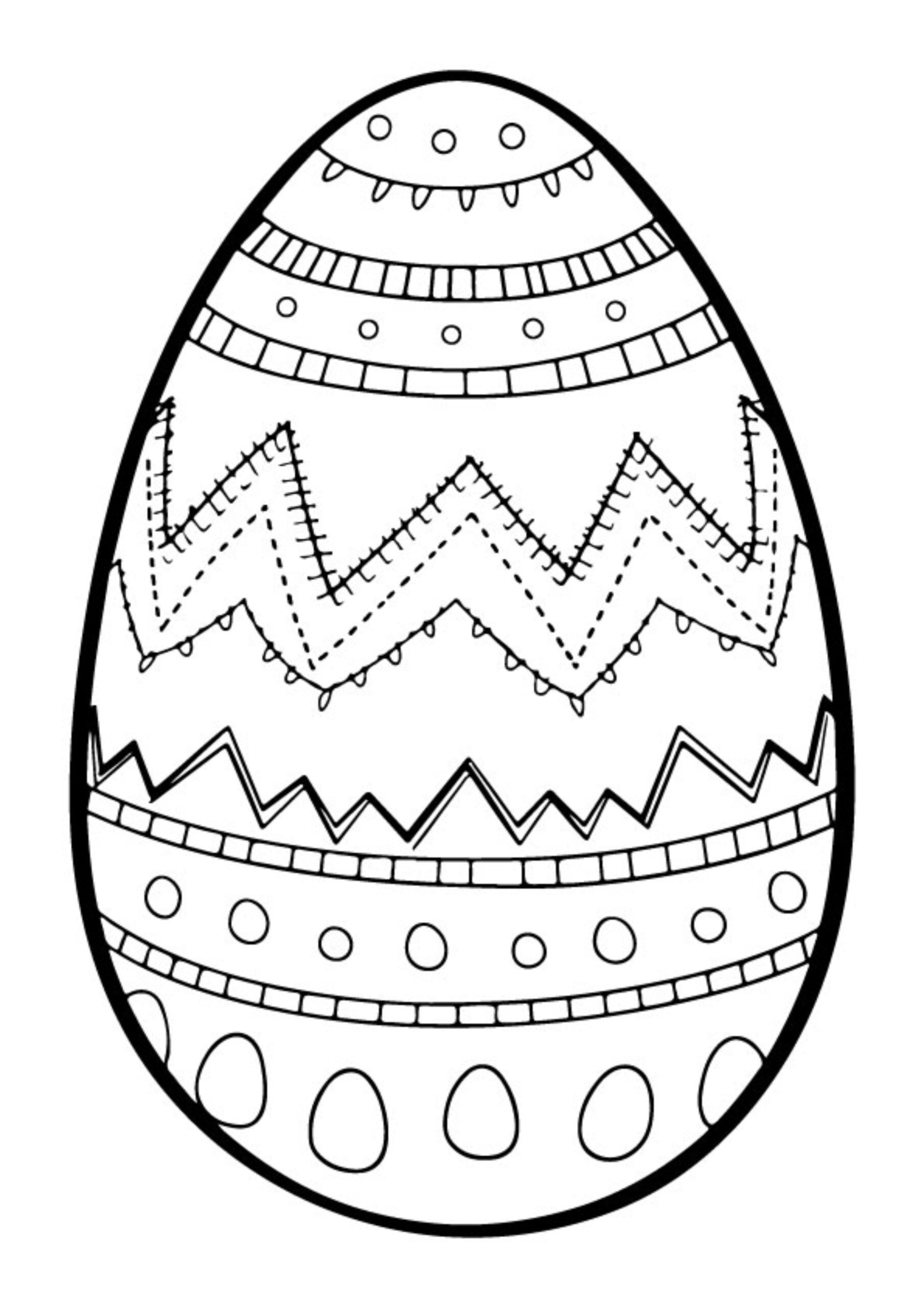 Easter Egg Coloring Pages