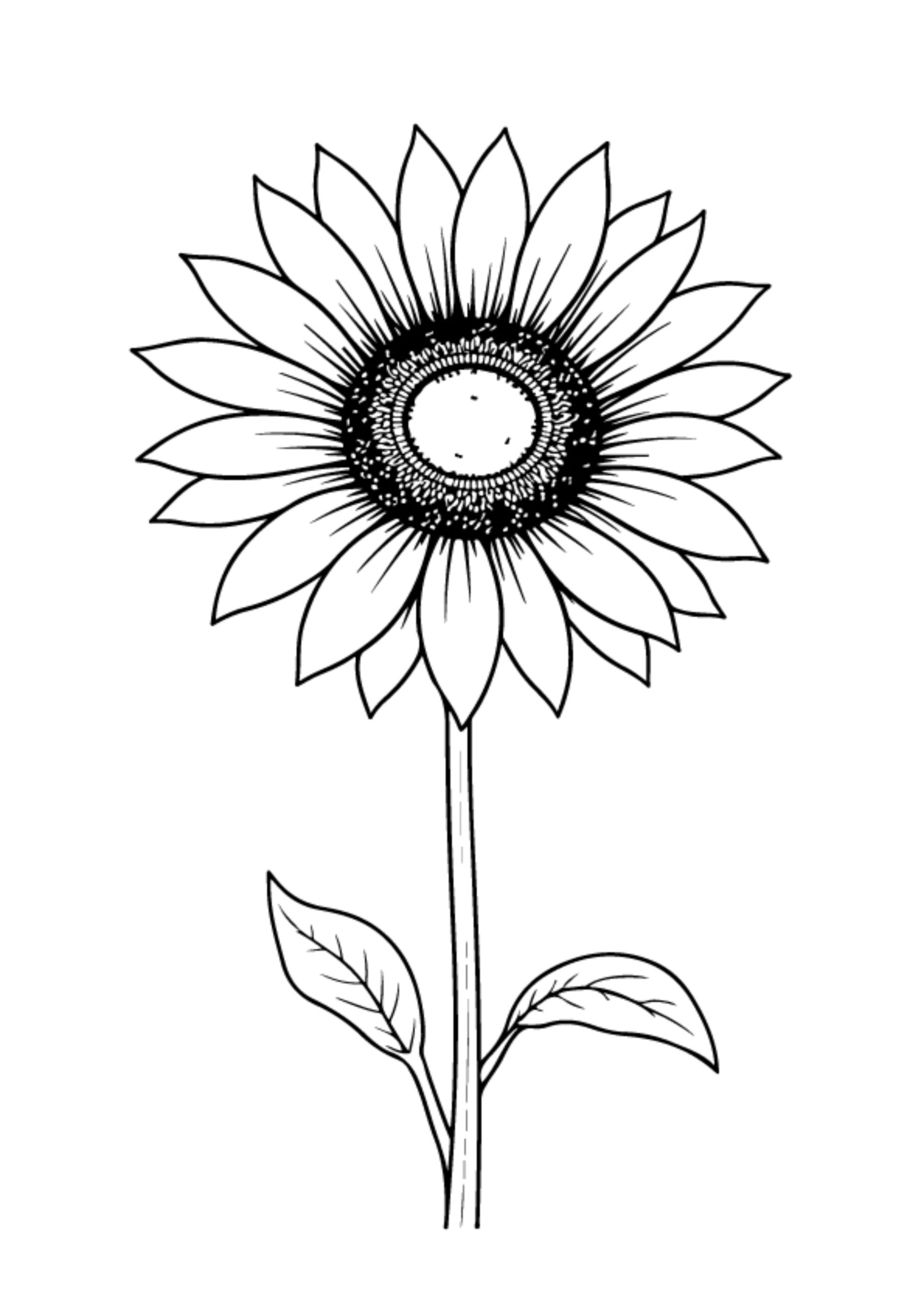 Flower Coloring Pages