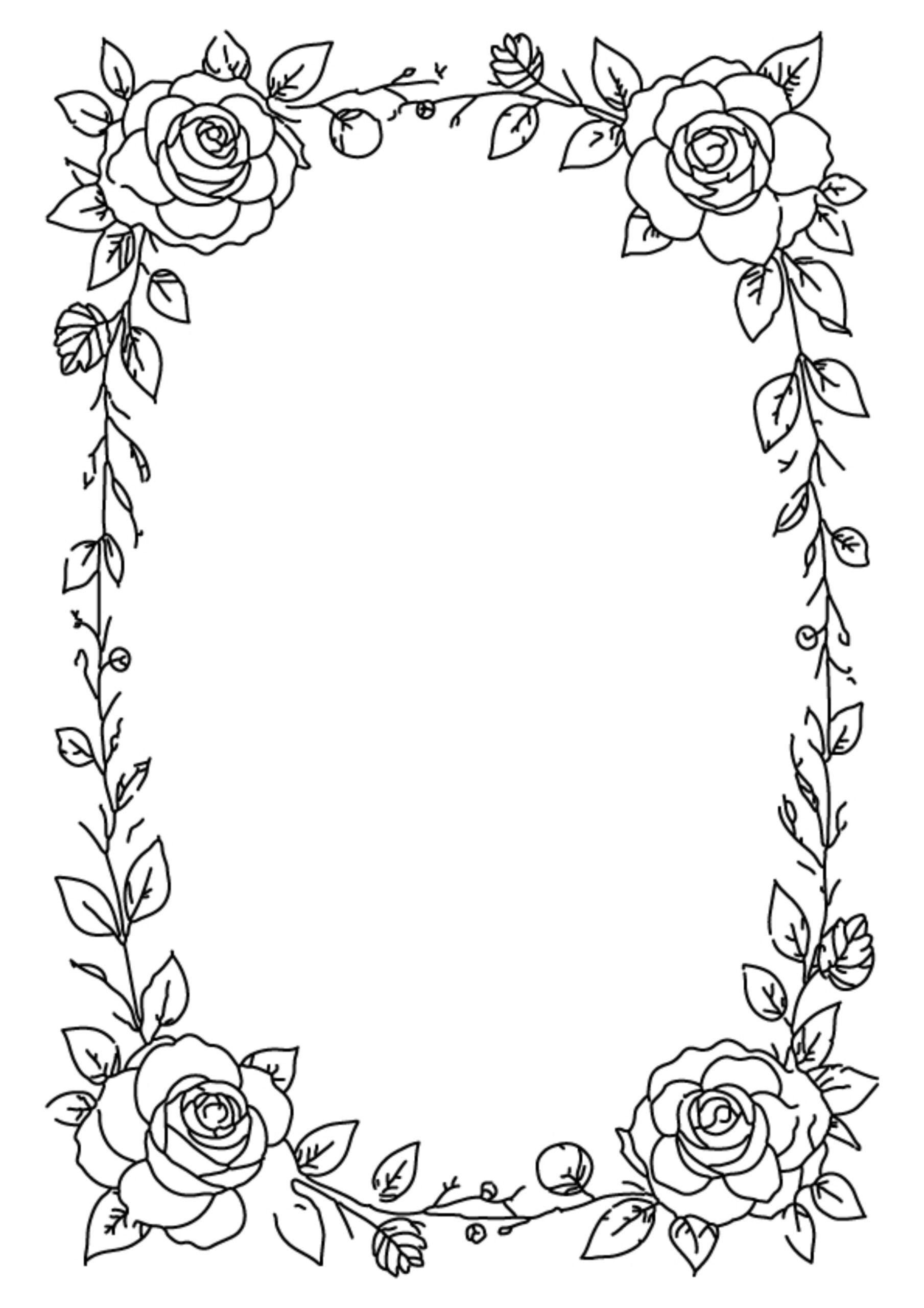 Flower Coloring Pages
