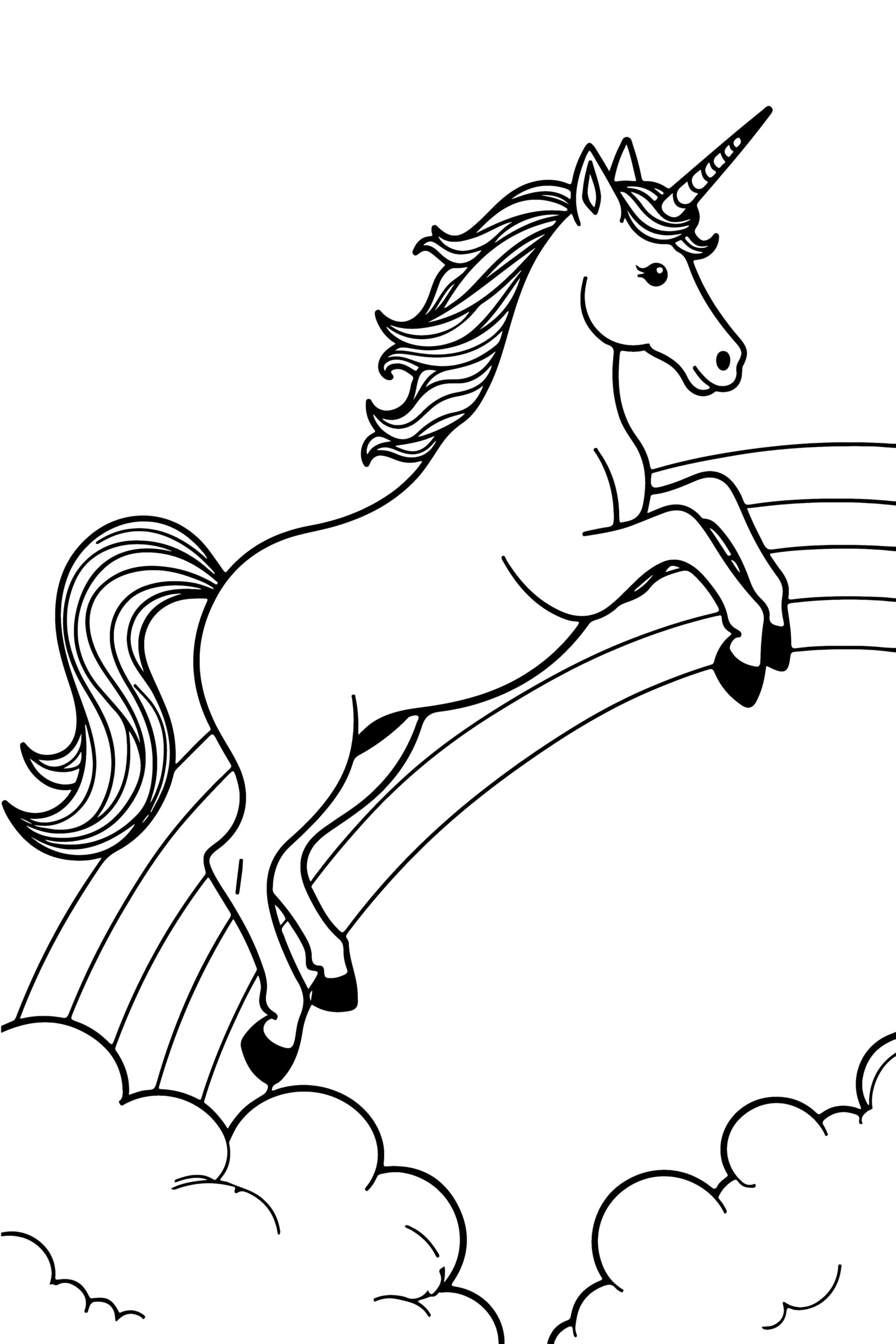 unicorn coloring pages