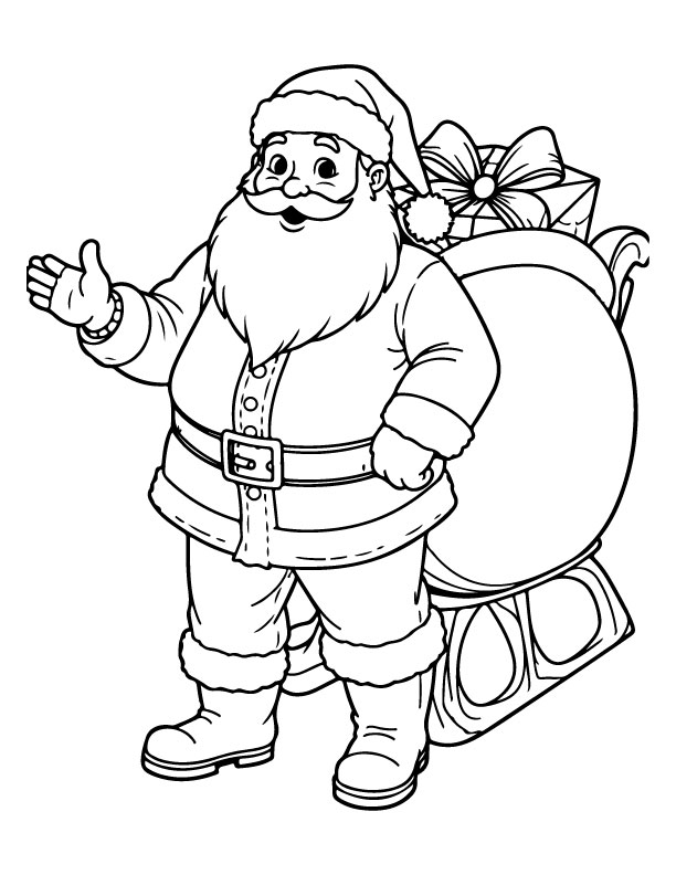 christmas coloring page