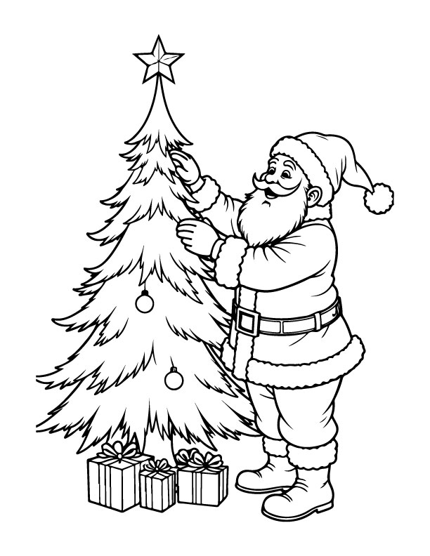 christmas coloring page