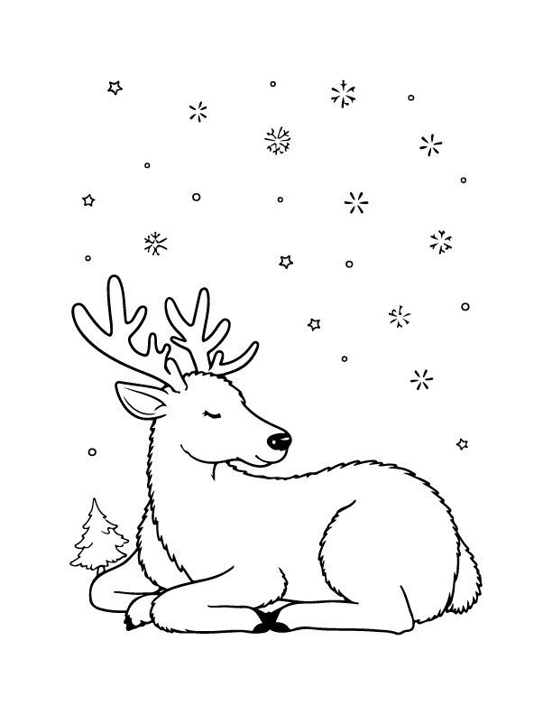 christmas coloring page