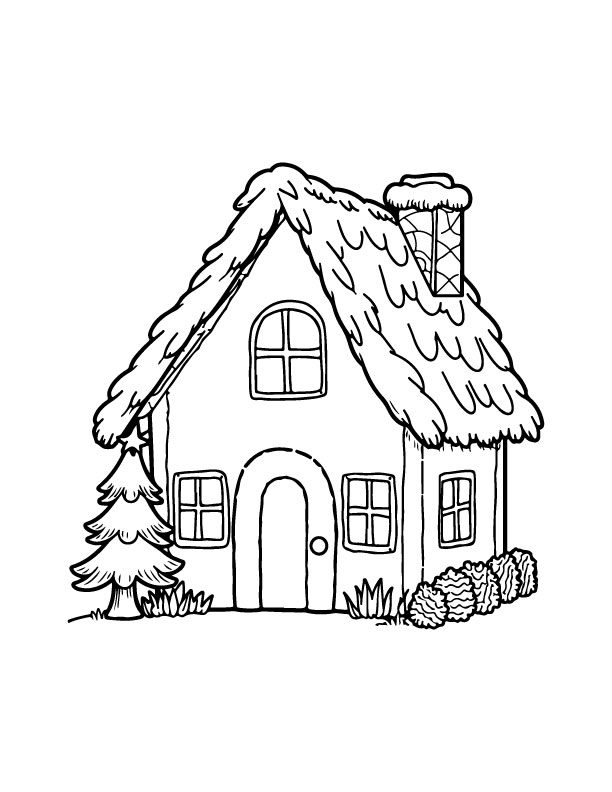 Christmas coloring page