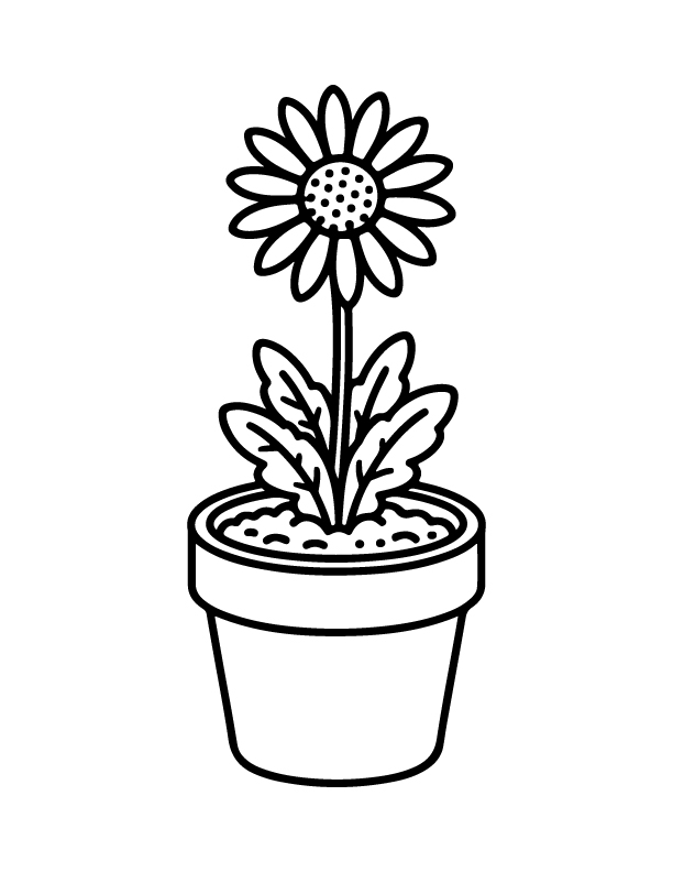 spring coloring page