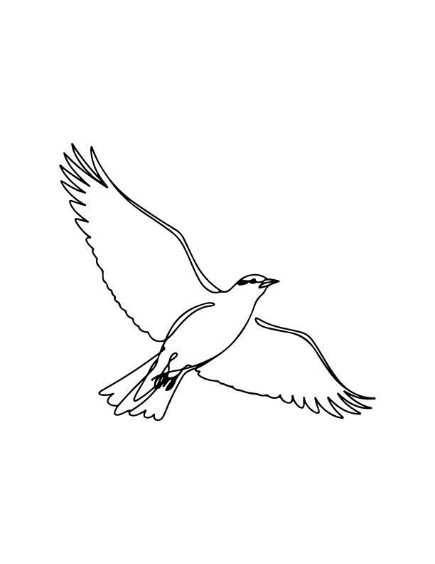 spring coloring page