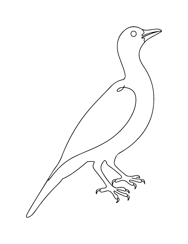 spring coloring page