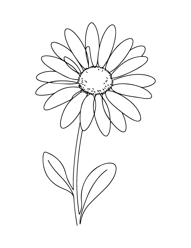 spring coloring page
