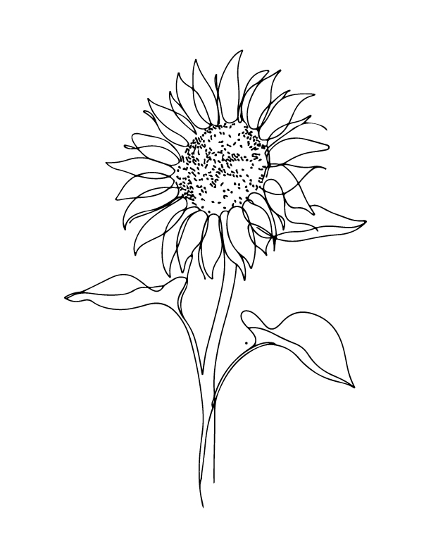 spring coloring page