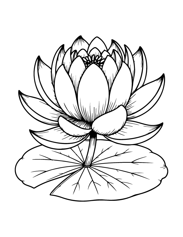 spring coloring page