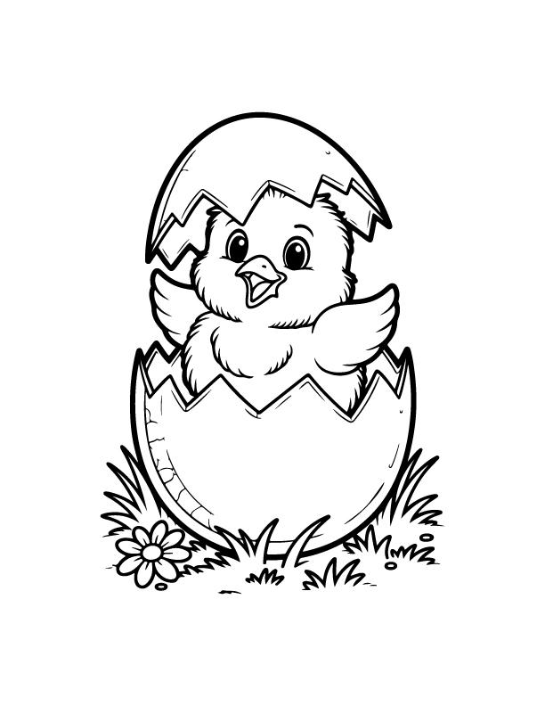 spring coloring page