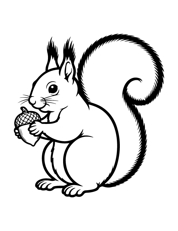 spring coloring page