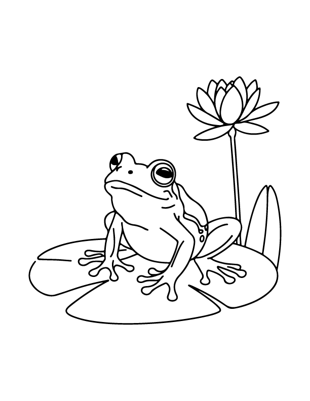 spring coloring page