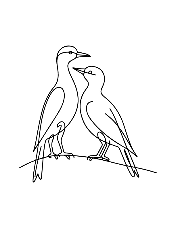 spring coloring page