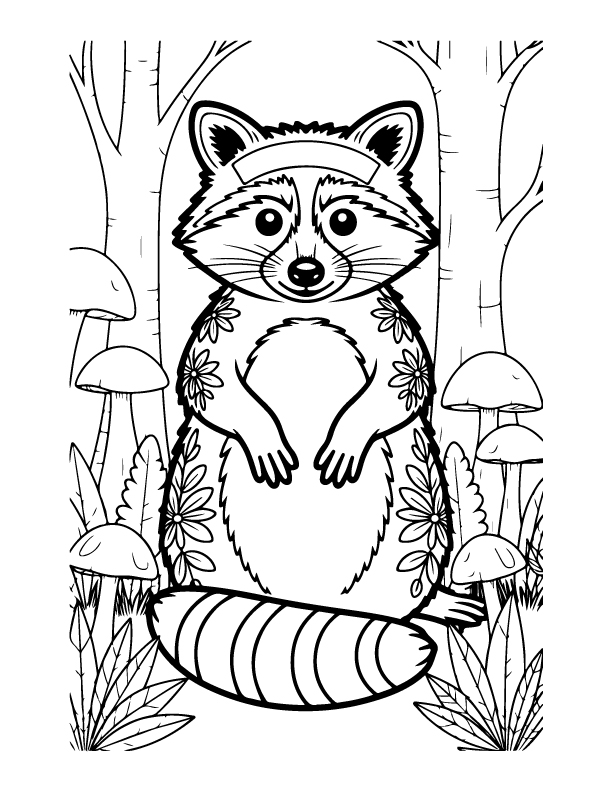 spring coloring page