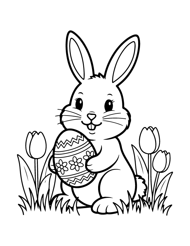 spring coloring page