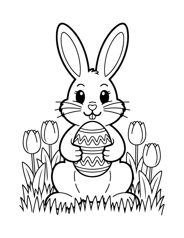 spring coloring page