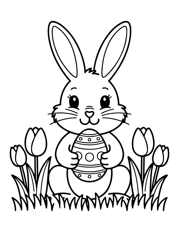 spring coloring page