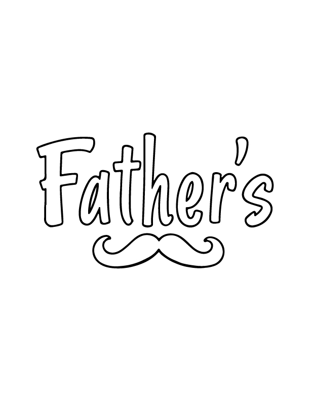father day coloring pages