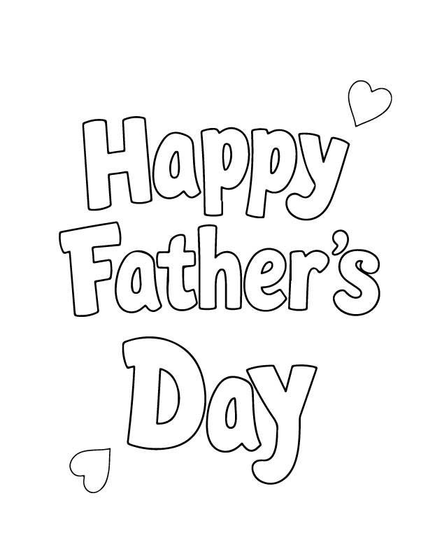 father day coloring pages