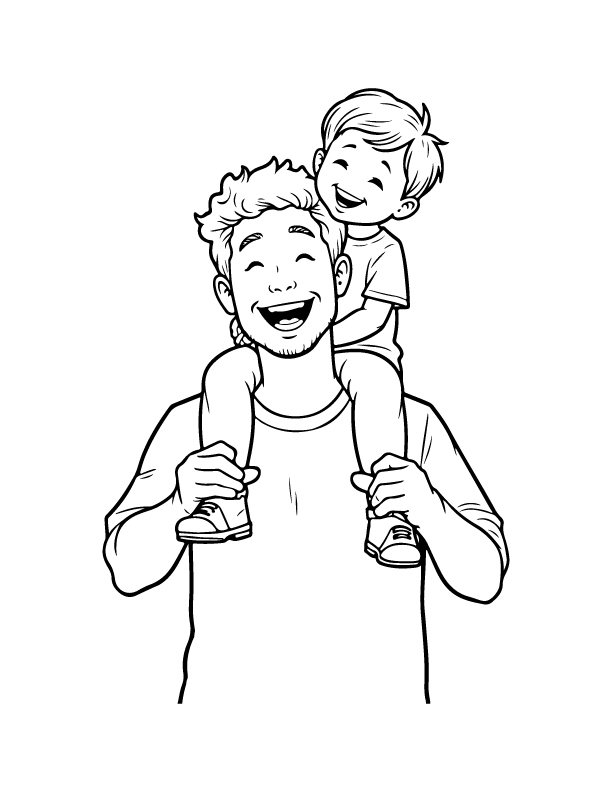 father day coloring pages