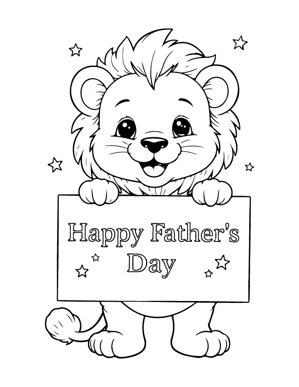 father day coloring pages