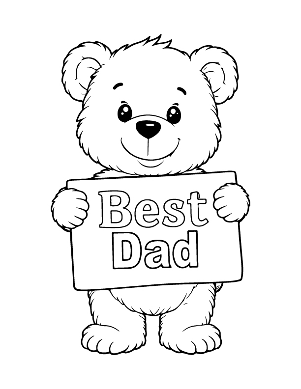 father day coloring pages