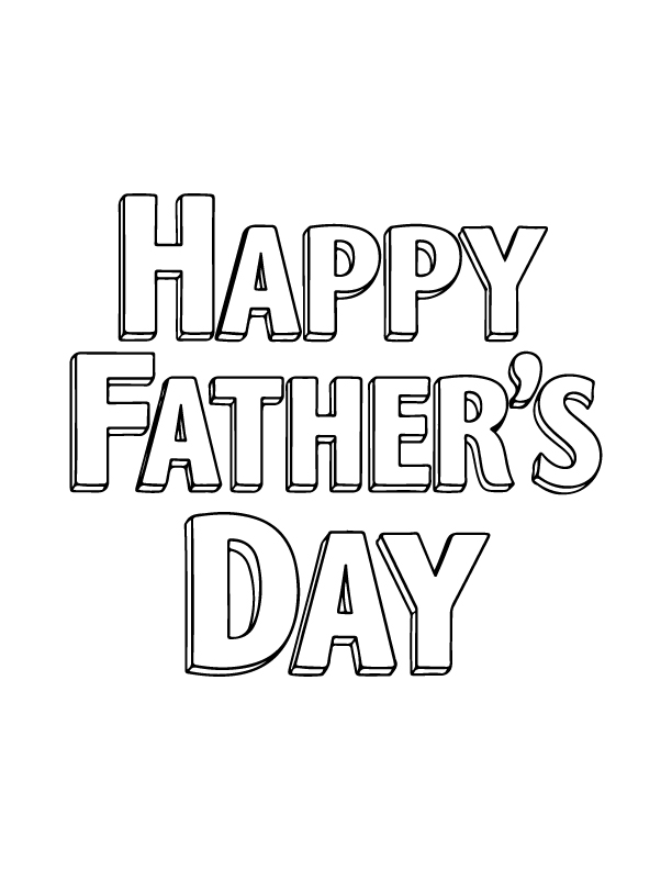 father day coloring pages