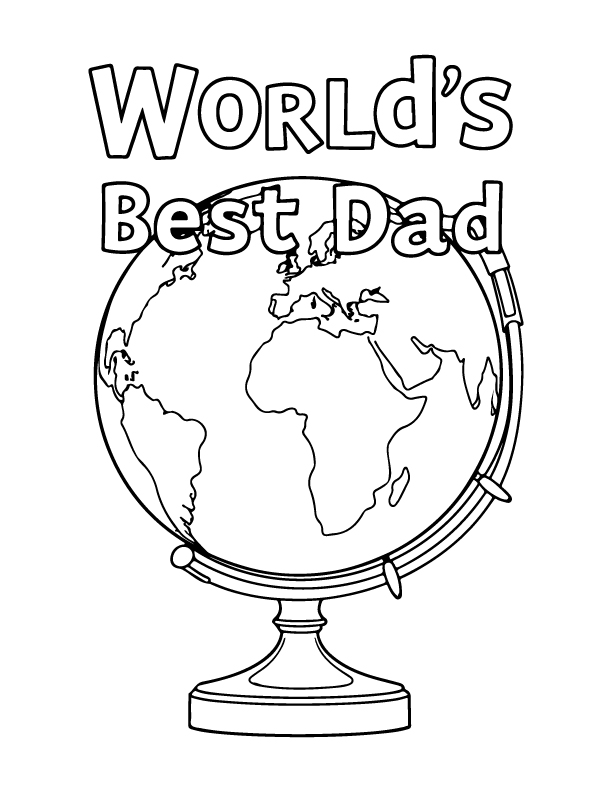 father day coloring pages