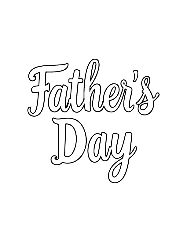 father day coloring pages