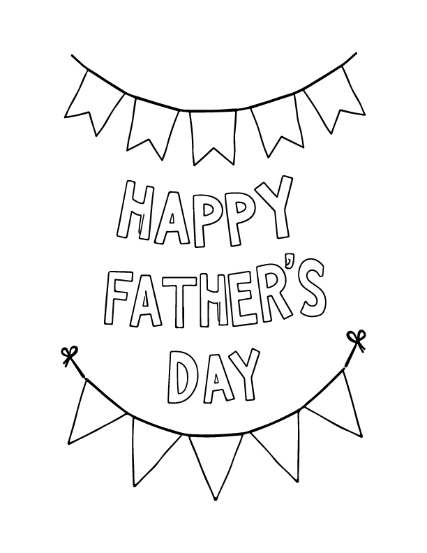 father day coloring pages