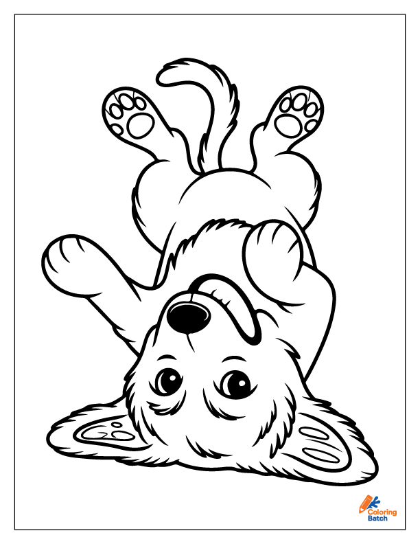 Golden Retriever Coloring Pages