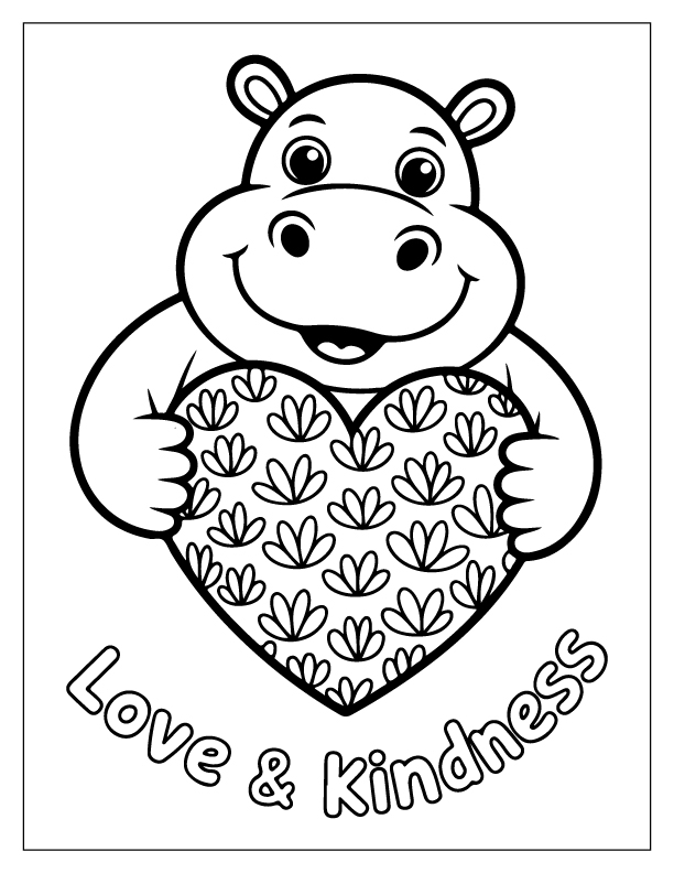 Hippo Coloring Pages