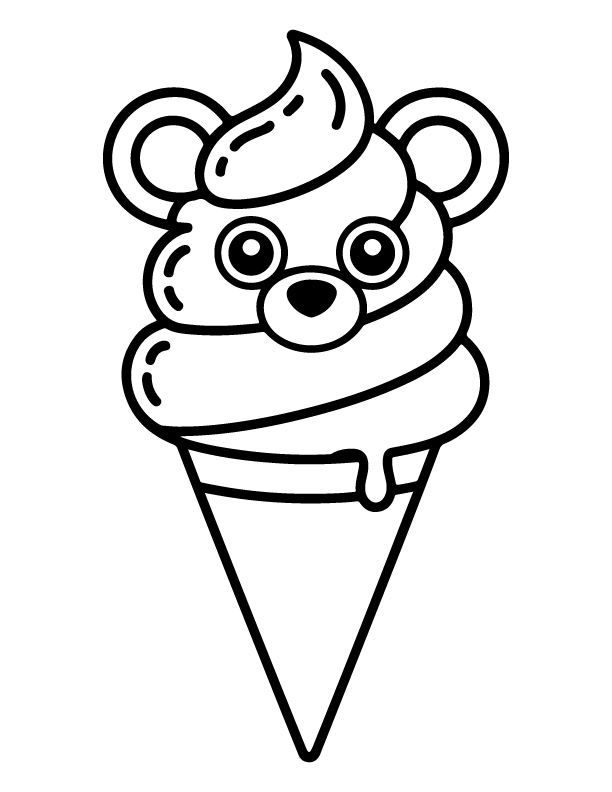 ice cream coloring pages