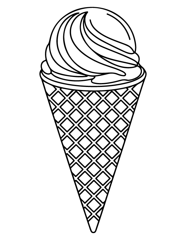 ice cream coloring pages