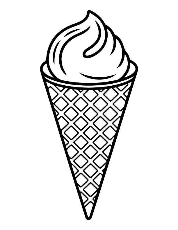 ice cream coloring pages