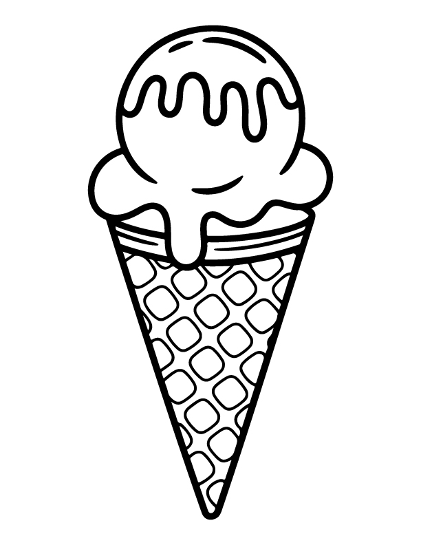 ice cream coloring pages