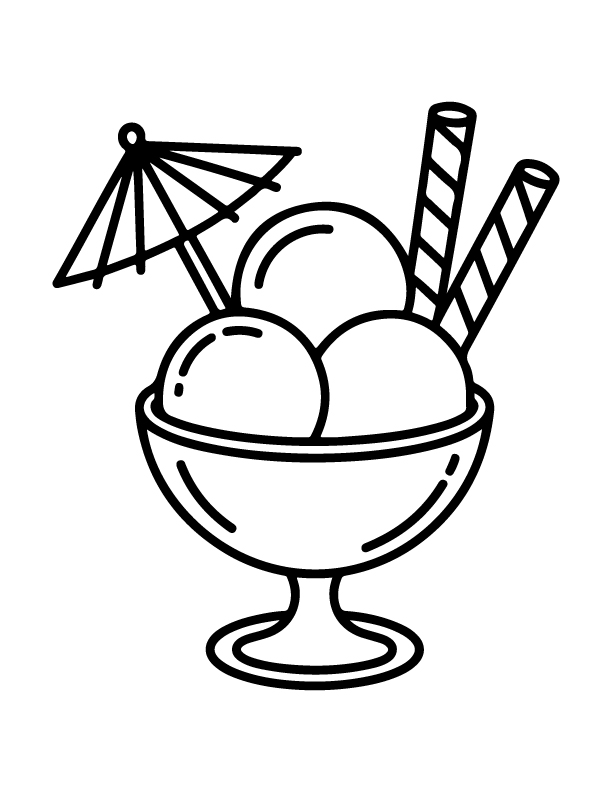 ice cream coloring pages