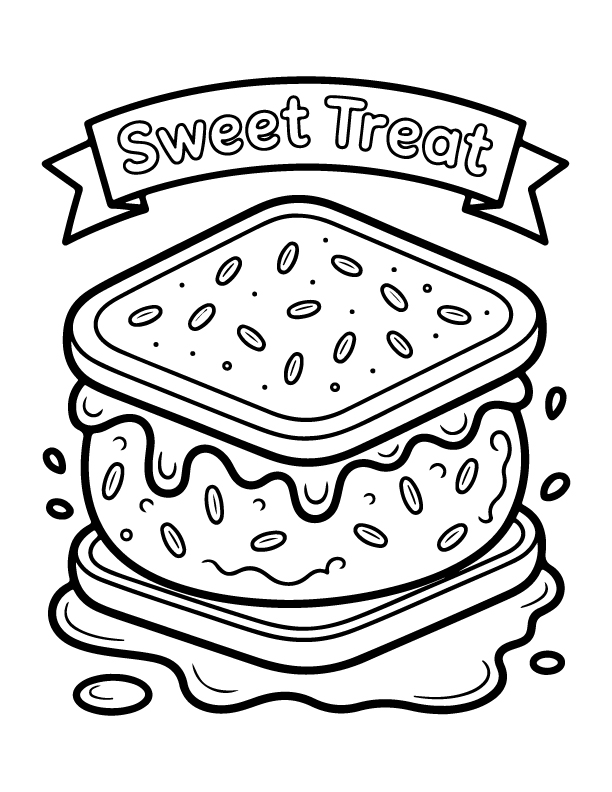 ice cream coloring pages