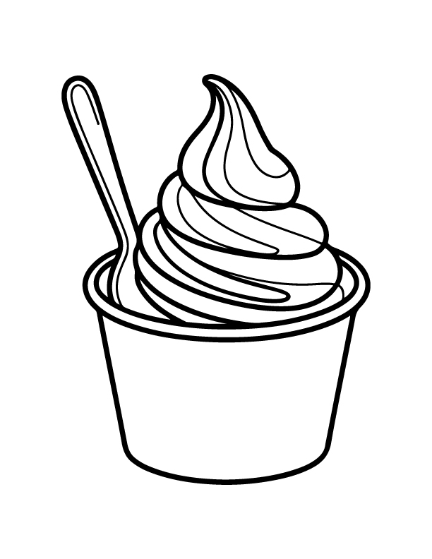 ice cream coloring pages