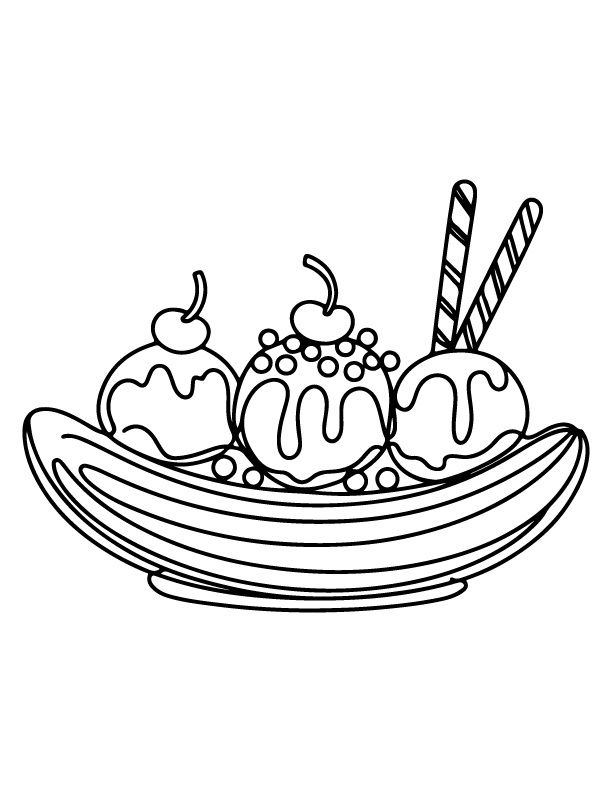 ice cream coloring pages
