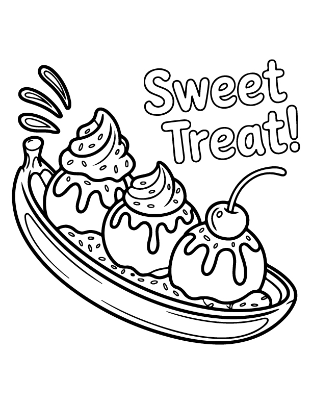 ice cream coloring pages
