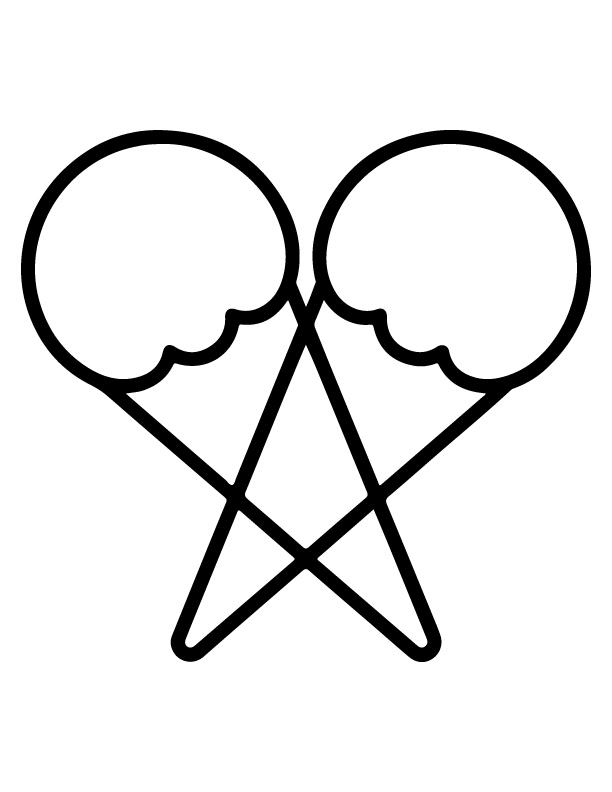 ice cream coloring pages