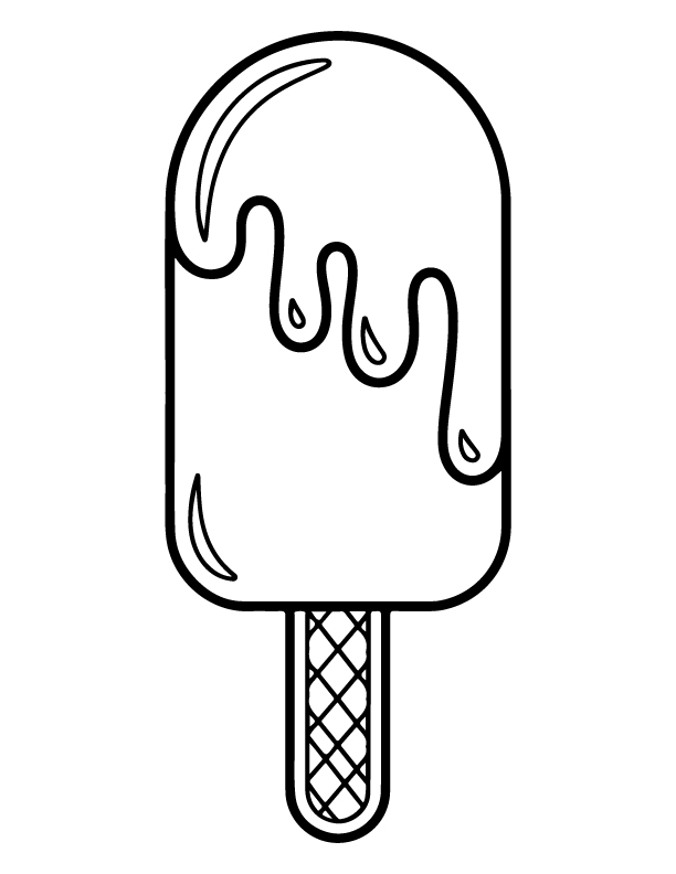 ice cream coloring pages
